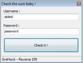 GreHack-2012 100-Check That Sum Baby program running.png