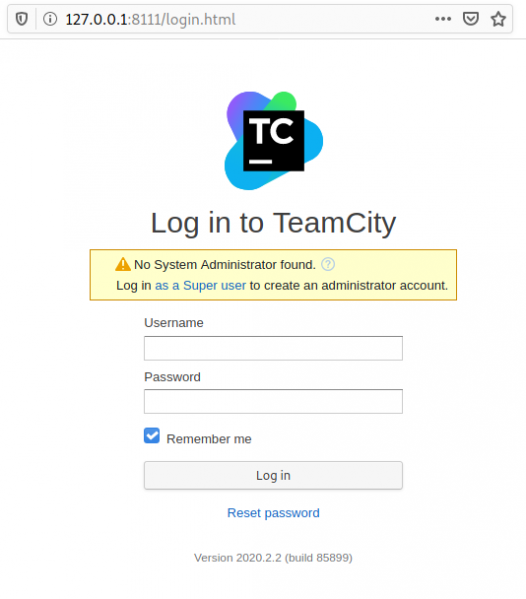 File:TryHackMe-VulnNet-Internal-TeamCity-login.png